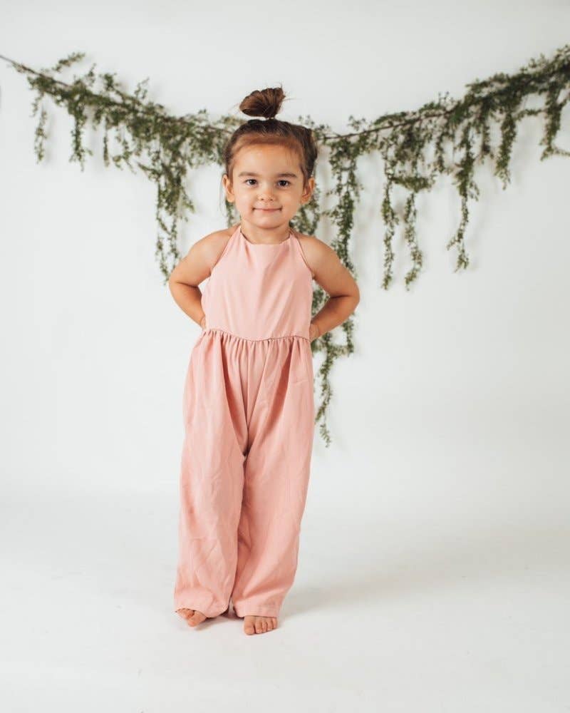 Halter Dusty Pink Jumpsuit