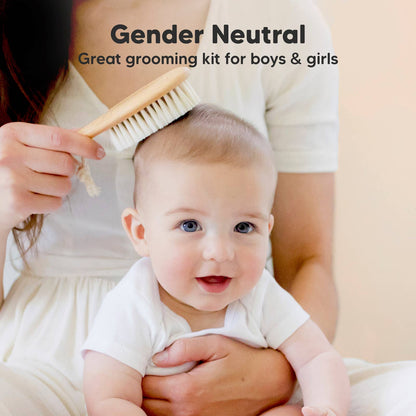 Hair Brush and Comb Set for Infant, Newborn