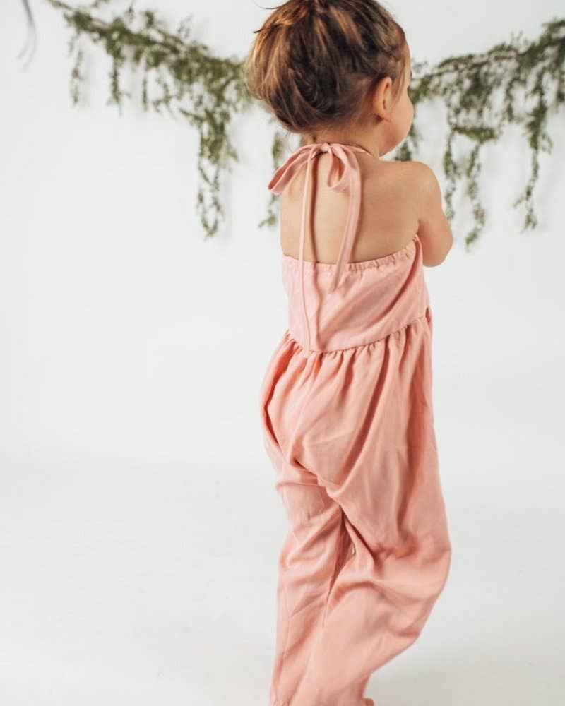 Halter Dusty Pink Jumpsuit