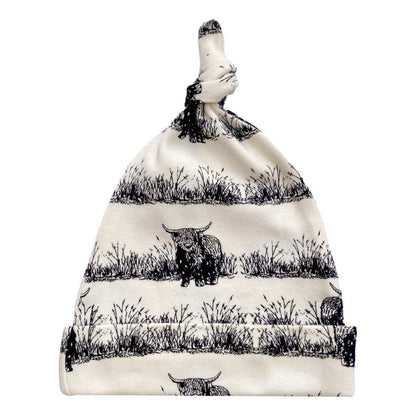 Organic Cotton Hat - Highland Cow