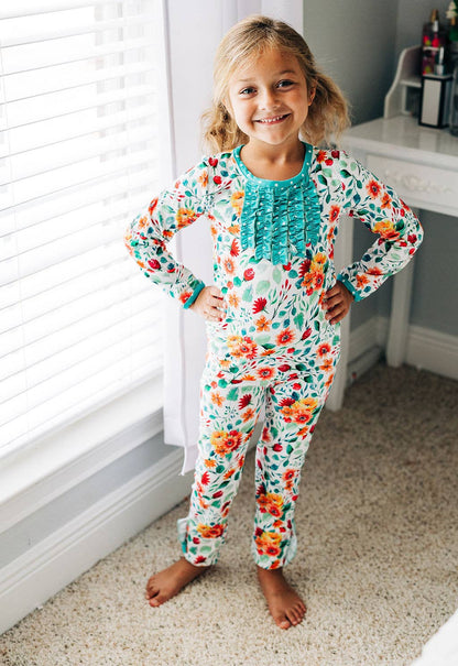 Autumn Fields - Ruffle Buttflap Pjs