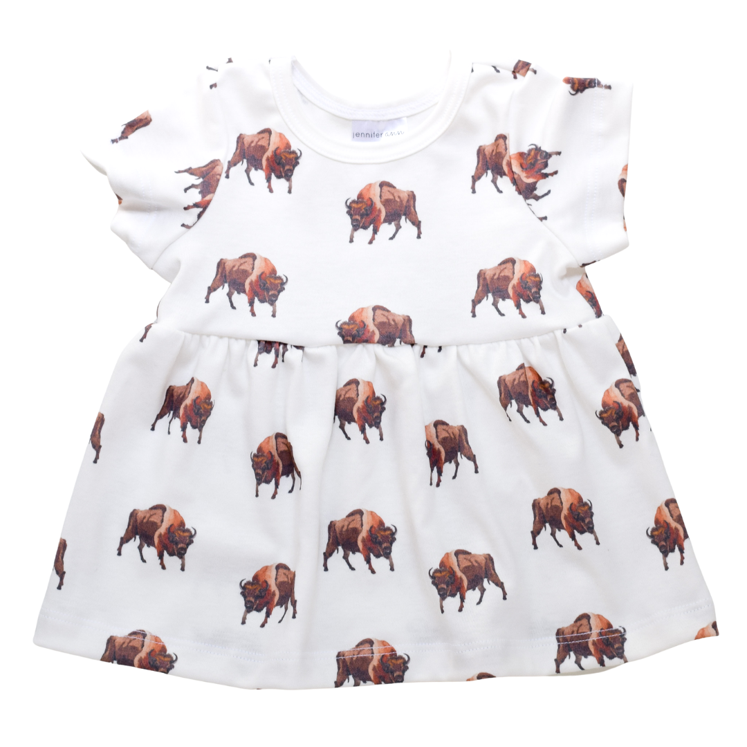 Organic Dress - Bison