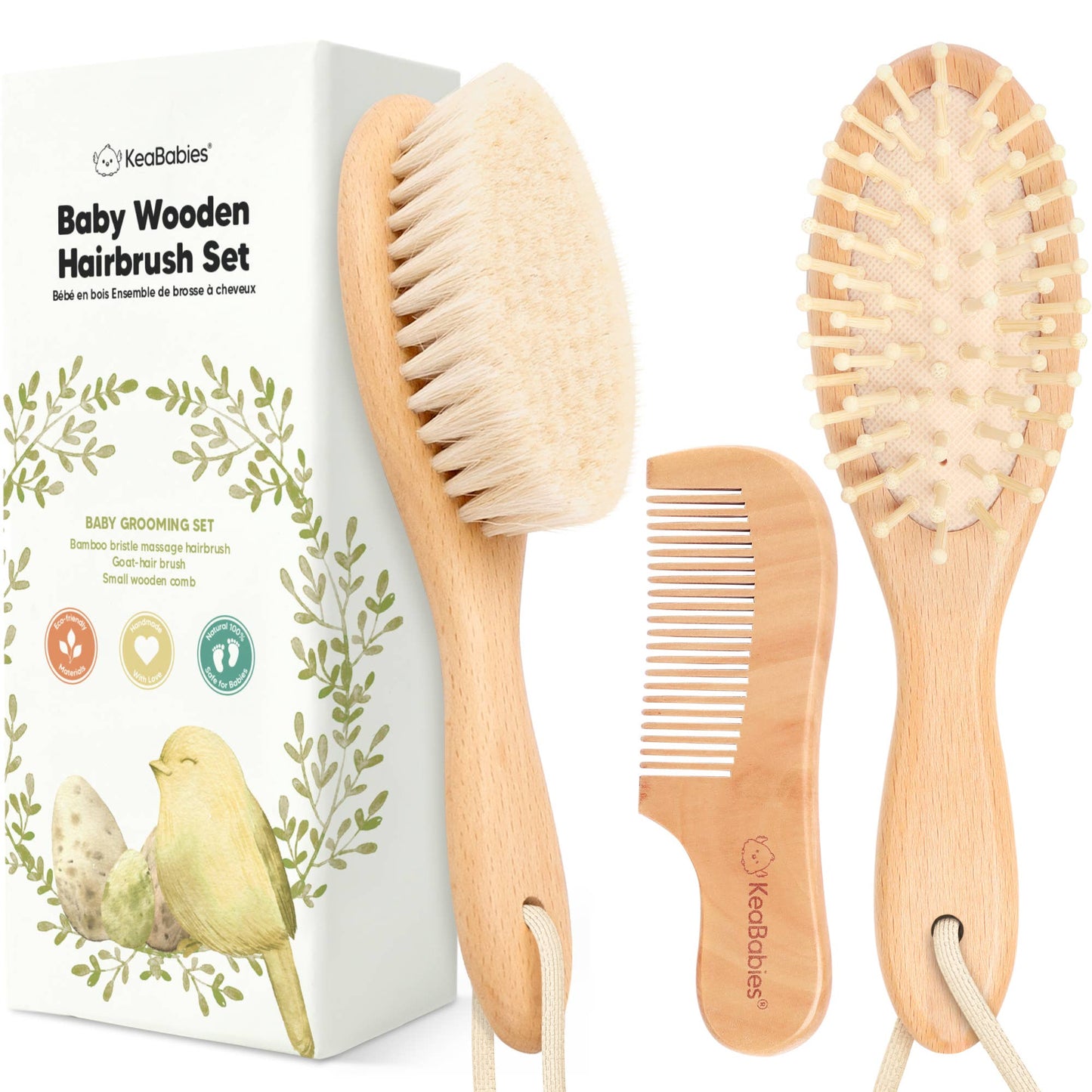 Hair Brush and Comb Set for Infant, Newborn