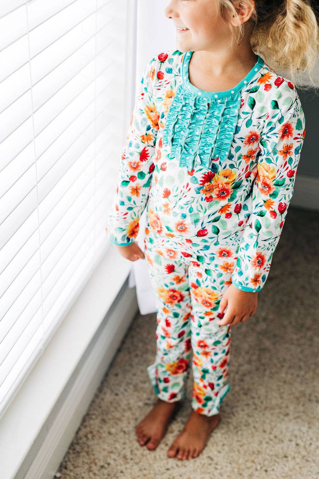 Autumn Fields - Ruffle Buttflap Pjs