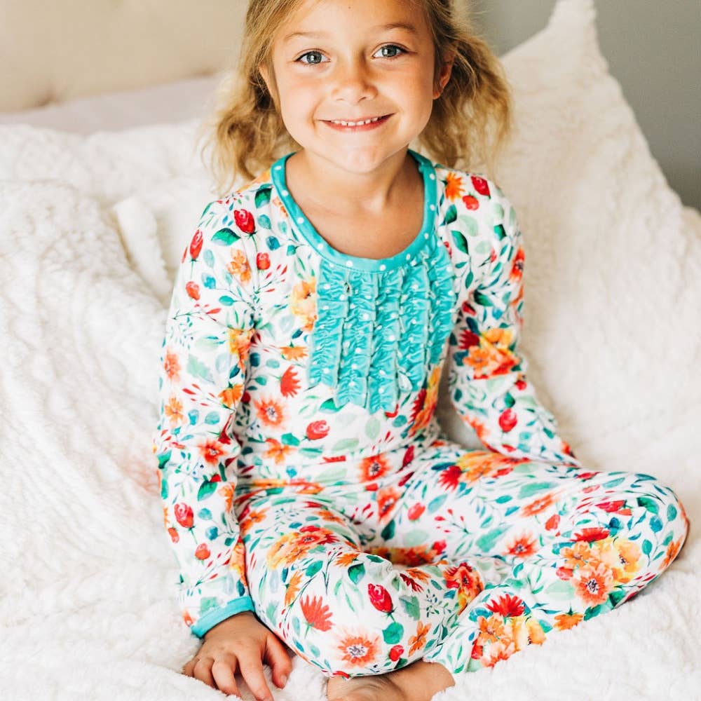 Autumn Fields - Ruffle Buttflap Pjs