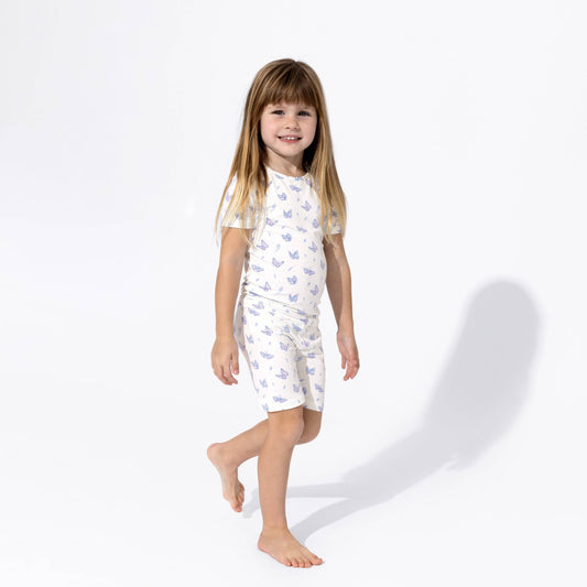 Bamboo Pjs Short Set - Butterfly